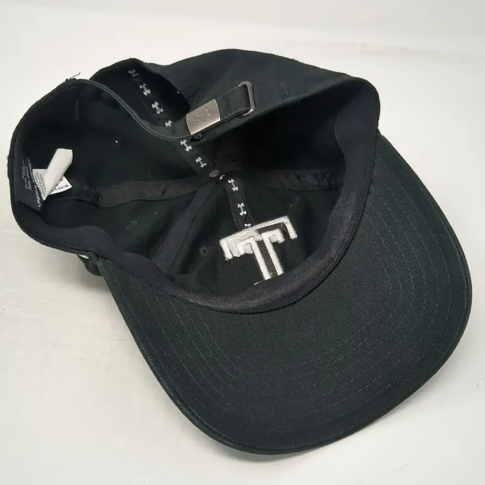 Under Armour Baseball Cap Black One Size Temple University Owls NCAA Logo Hat